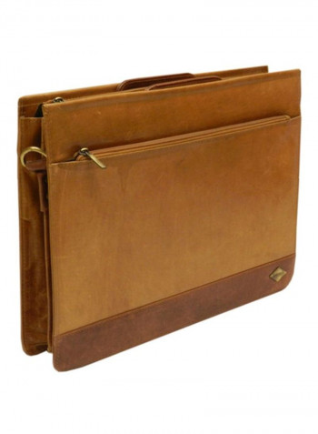 Leather Crossbody Bag Tan