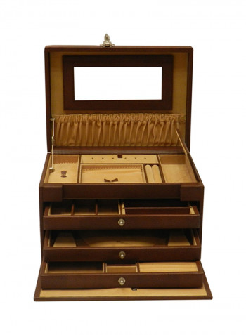 Leather Designer Big Jewellery Box