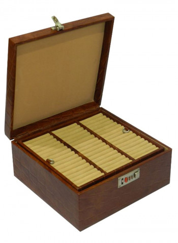 Multi-Purpose Croco Design Jewellery Box