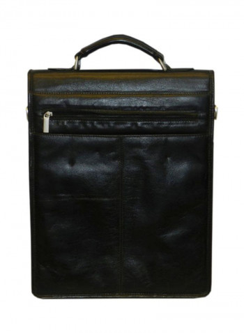 Leather Briefcase Black