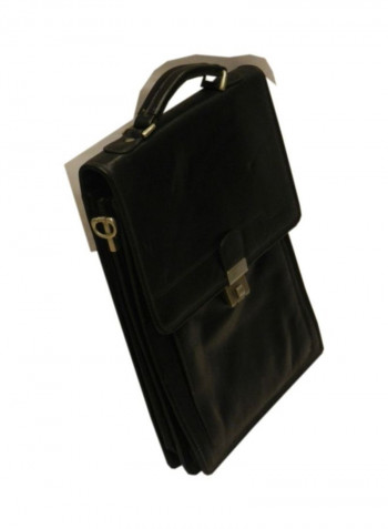 Leather Briefcase Black