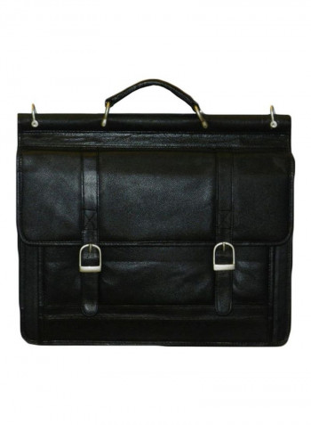 Leather Crossbody Bag Black