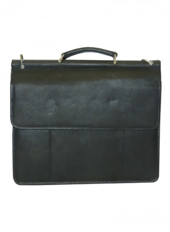 Leather Crossbody Bag Black