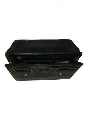 Leather Crossbody Bag Black