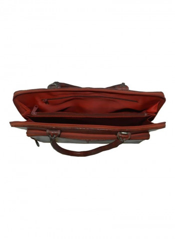 Leather Crossbody Bag Cherry