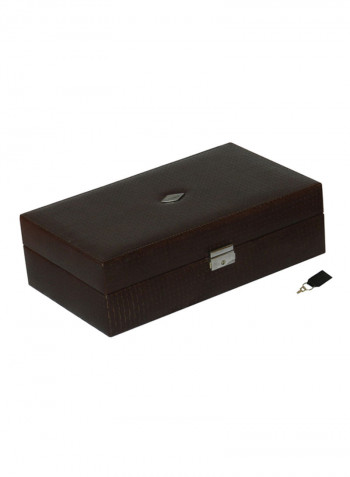 Textured Designer 10 Watch Box