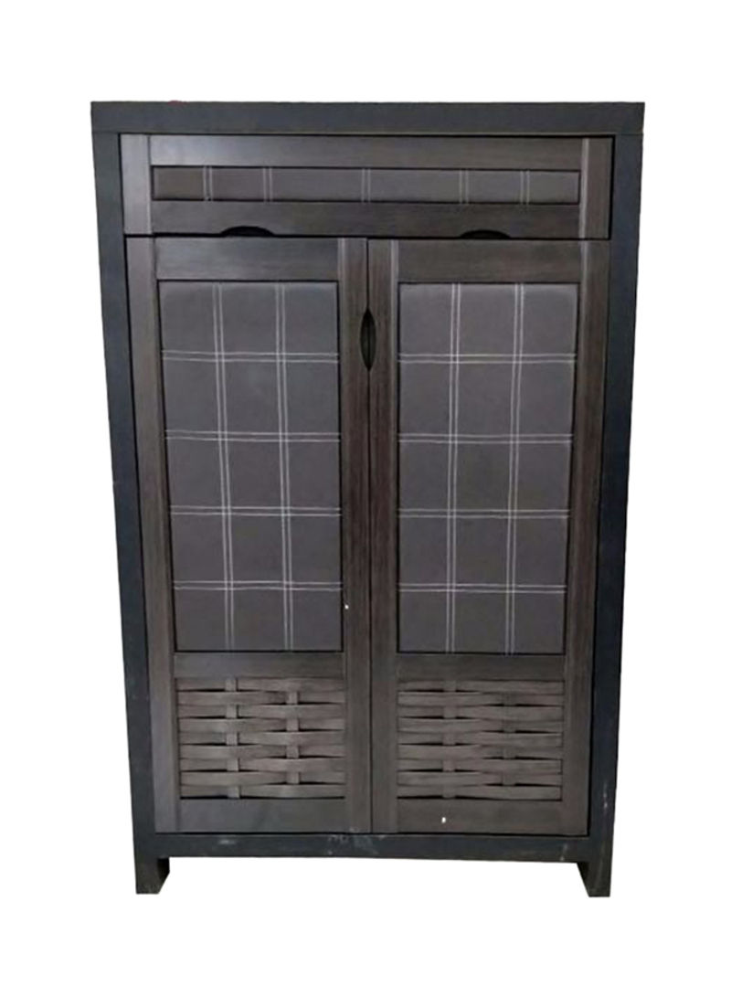 Shoe Cabinet With 2 doors Brown 125x85x40centimeter
