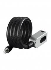Intelligent Fingerprint Bicycle Anti-Theft Lock Black/Silver 19.5x15x5.7centimeter