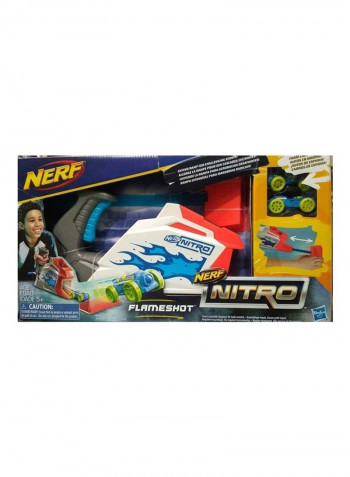 Nitro Flameshot Car Racetrack Blaster Kit 6.4 x 47cm