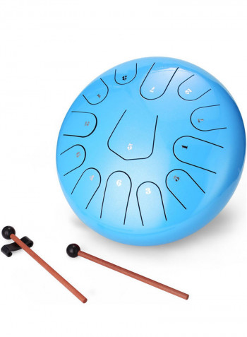 12 Inch 13-Tone Steel Tongue Drum
