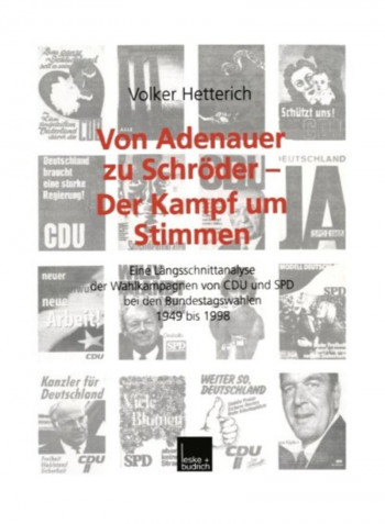Von Adenauer Zu Schr der -- Der Kampf Um Stimmen Paperback