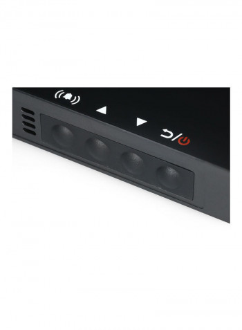 Wall Mounted Air Inspection Detector With Data Storage Function Black 23cm