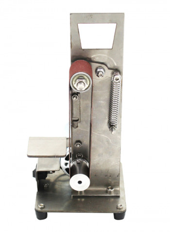 DIY Vertical Sand-Belt Grinder Polishing Machine Kit Silver/Brown