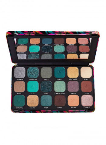 Forever Flawless Eyeshadow With Cannabis Sativa Chilled