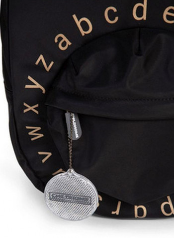 Kids School Backpack ABC Black/Gold