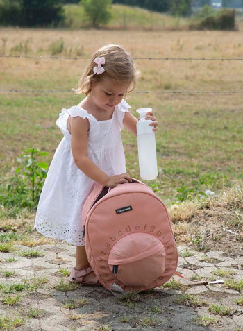 Kids School Backpack ABC Pink Copper