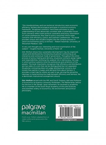 The Political Economy Of Sustainable Development Hardcover