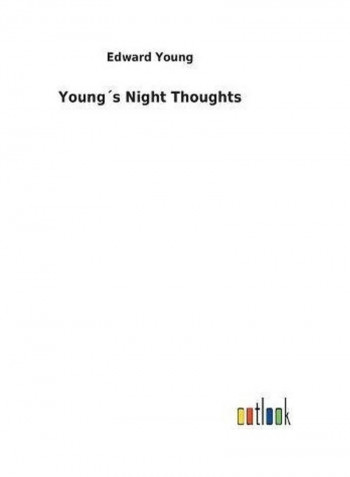 Young´s Night Thoughts Hardcover English by Edward Young - 2018