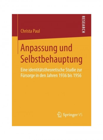 Anpassung Und Selbstbehauptung Paperback