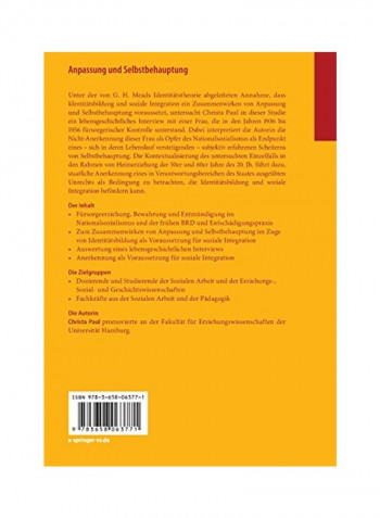 Anpassung Und Selbstbehauptung Paperback