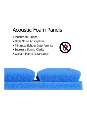 Pack Of 6 Acoustic Foam Panels