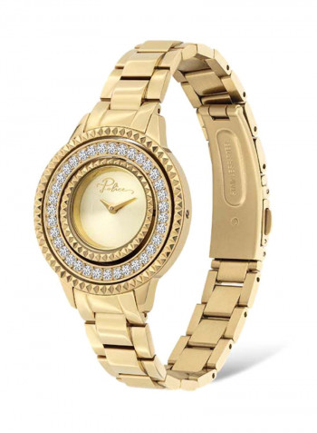 Women's Stainless-Steel Analog Wrist Watch P 16037BSG-22M