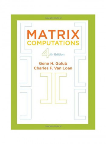 Matrix Computations Hardcover 4