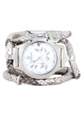 Women's Leather Analog Watch 305 SWBL