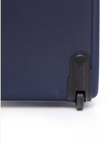 4-Piece Soft Trolley Luggage Bags Set Navy