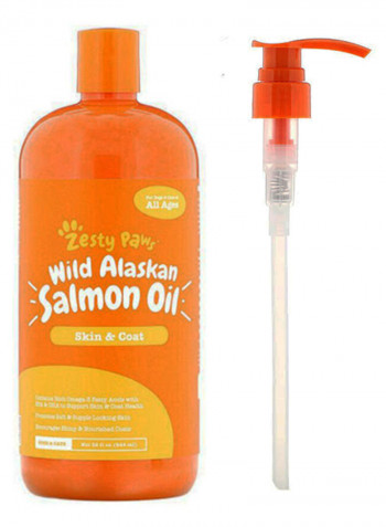 Skin And Coat Wild Alaskan Salmon Oil With Sprayer 946ml