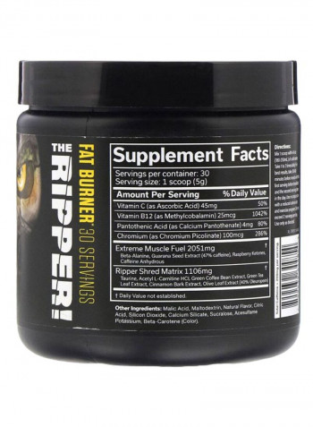 The Ripper Pineapple Shred Dietary Supplement