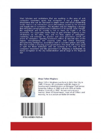 Corruption And Anti-Corruption Movement In Bahir Dar City, Ethiopia Paperback