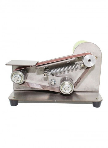 Fixed Angle Knife Sharpener Belt Sander Set Silver/Brown/Green