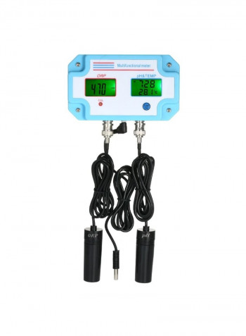 Professional LCD Water Quality Tester Blue/White/Black 5.1 x 3 x 1inch