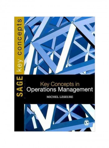 Key Concepts In Operations Management Paperback
