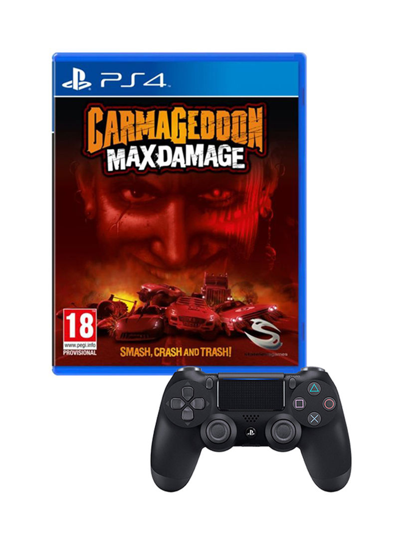 Carmageddon Max Damage + DualShock 4 Wireless Controller  - PlayStation 4 - Adventure - PlayStation 4 (PS4)