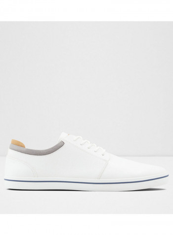 Dwain Lace-Up Low Top Sneakers White