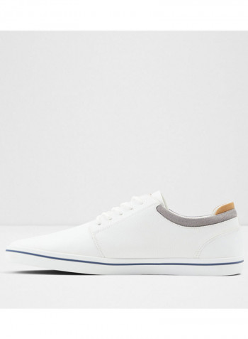Dwain Lace-Up Low Top Sneakers White