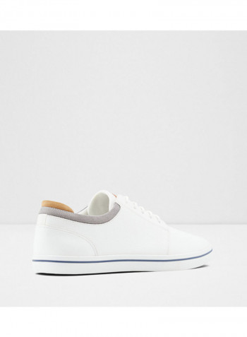 Dwain Lace-Up Low Top Sneakers White