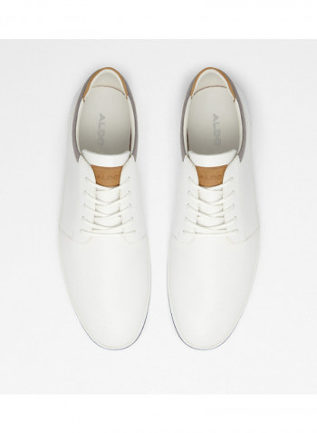 Dwain Lace-Up Low Top Sneakers White