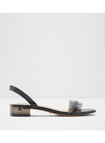 Macyflex Low Heel Sandals Black/Beige