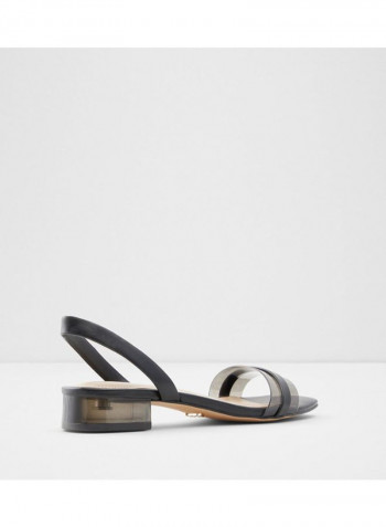 Macyflex Low Heel Sandals Black/Beige