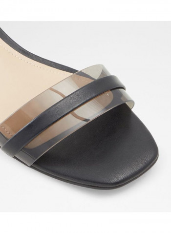 Macyflex Low Heel Sandals Black/Beige