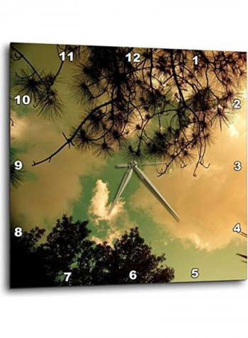 Scenic Sky Wall Clock Multicolour 13x13inch