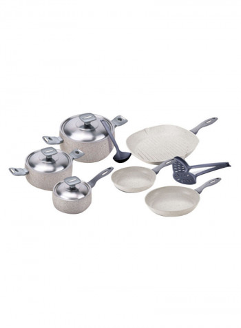 12-Piece Cookware Set Stone Standardcentimeter