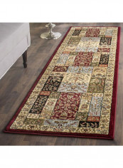 Lyndhurst Collection Traditional Area Rug Multicolour 68.58 x 182.88centimeter