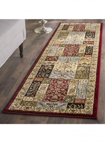 Lyndhurst Collection Traditional Area Rug Multicolour 68.58 x 182.88centimeter