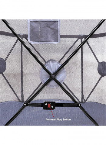 Baby Safe Foldable Playard - Grey