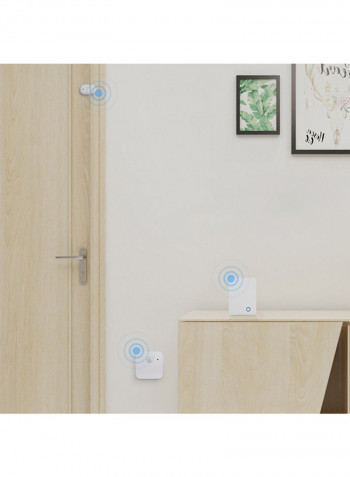 Bestcon Wireless Alarm And Security Sensor Kit With Switch Door Sensor White