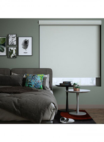 Single Sunset Roller Blackout Window Shade White 160x150cm